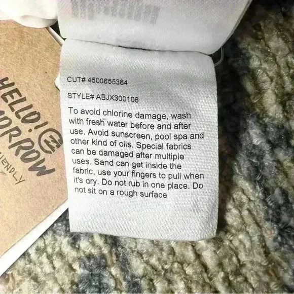 NWT Billabong Last Rays Plunge Multi Color Reversible Bikini Top Size Small - Picture 16 of 16